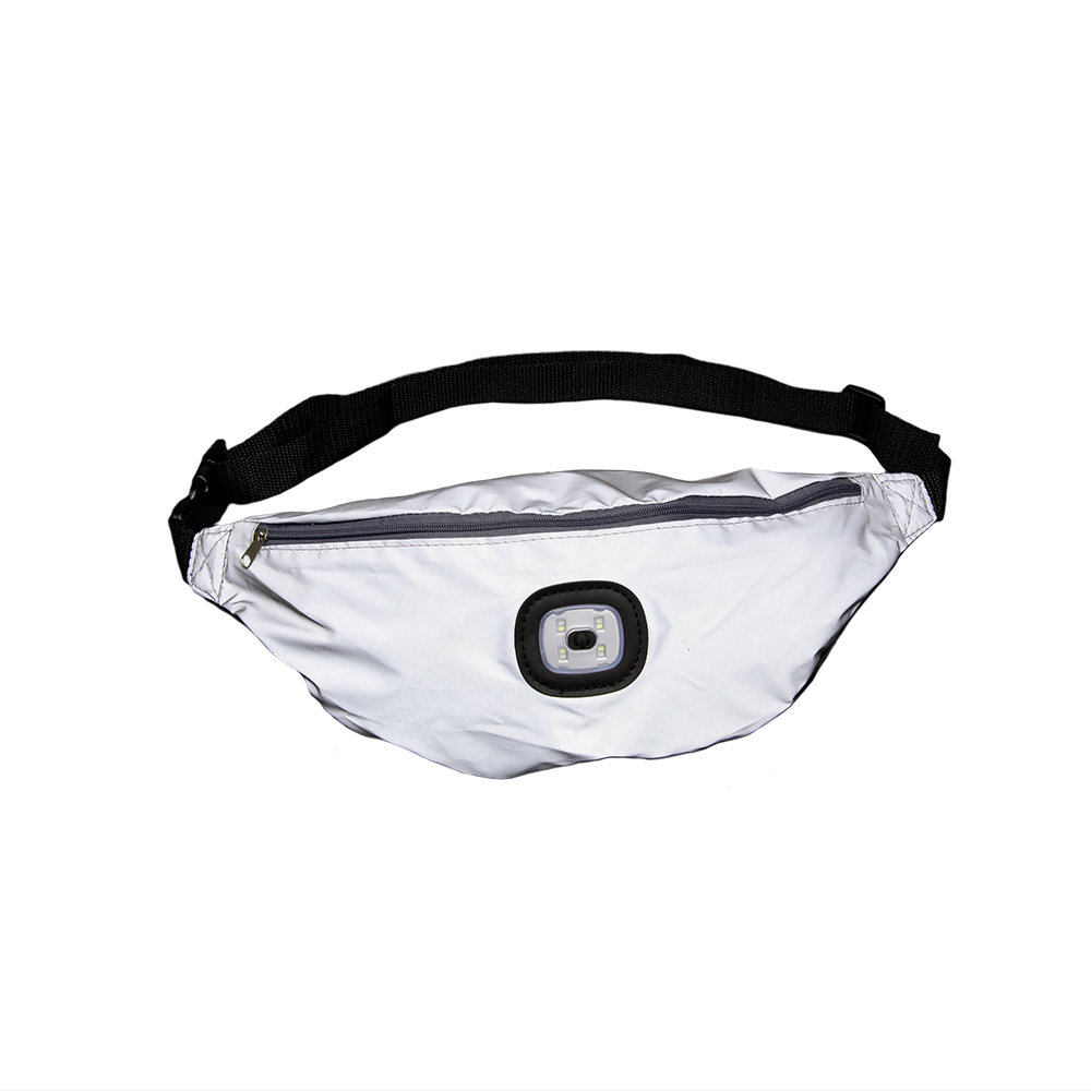 Bauchtasche reflektierend mit LED-Licht Bauchtasche reflektierend mit LED-Licht