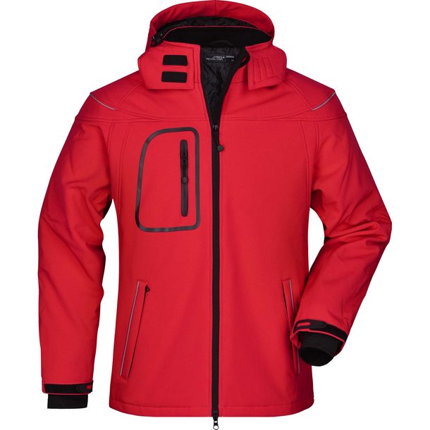 Herren Softshelljacke mit Zipper Vitality