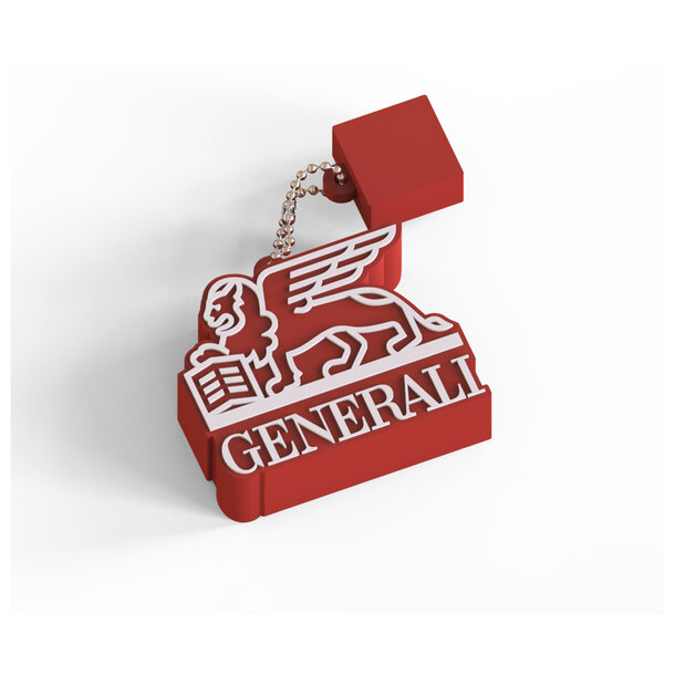 USB Stick Schlüssel Generali rot 32 GB
