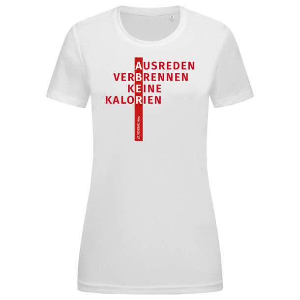 Damen Sport-Shirt Vitality Ausreden