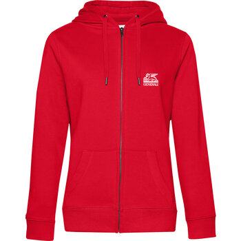 Damen Kapuzen Sweater Zip