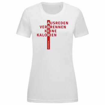 Damen Sport-Shirt Vitality Ausreden