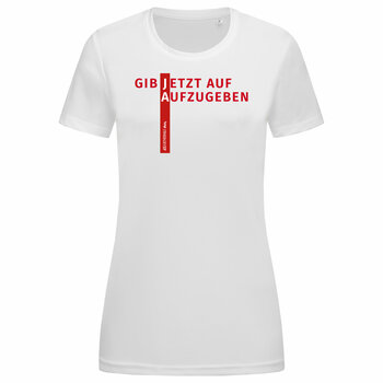 Damen Sport-Shirt Vitality Aufzugeben